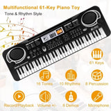 61 Keys Digital Music Electronic Keyboard Electric Piano Musical Instrument Kids Learning Keyboard 34087667