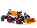24V Kids Ride-On Electric Tractor Toy with 4-in-1 Construction Attachments W1578P294833