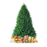5FT Artificial Green Christmas Tree - 600 Realistic PVC Tips, Hinged Design, Sturdy Metal Stand 67073988