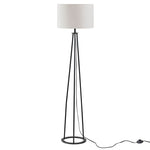 ZUN Metal Tripod Floor Lamp 60"H B03599404