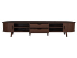 70 Inch Mid Century Modern TV Stand, TV Stand for 80 Inch TV, TV Stand with Tambour Doors, Drawers 26993441