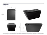 Intelligent Sitting Bathroom with Wireless Remote Control, Waterless Toilet, Automatic lid Opening 62479441