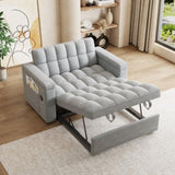 65-inch 3-in-1 foldable large-sized computer desk sofa bed, modern velvet double sofa, sofa bed with W2564P305744