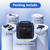 300W Portable Power Station, 296Wh 80000mAh Lithium Battery Generator Solar for Outdoor Camping RV 80597115