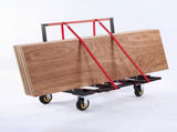 Folding Drywall Dolly with 4X6" Casters, 2000 LBS Load Capacity, Expandable Deck and Back Frame, W2019P481341