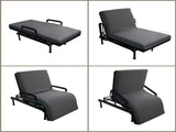 Electric Lift Bed for Seniors - Wired Remote Control with One-Touch Backrest Lift & Leg Lowering, 71117755