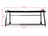 Heavy Duty Adjustable Garage Wall Multi-Tire Rack Storage, Black W465121328