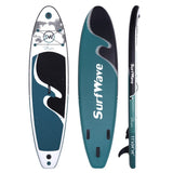 ZUN Inflatable Stand Up Paddle Board 11'x34"x6" With Accessories W1440P192244