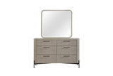 ZUN 6 Drawer Dresser - Taupe B2699P271422