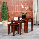 3-Piece Nesting Table Set, Cherry B04660617