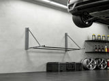 300lbs Wall Mounted Folding Tire Rack, 32-48 Inch Adjustable, Heavy Duty for Garage, Workshop & 26993865