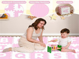 26PCS ABC Alphabet EVA Foam Play Mat, 31.7531.751.02cm BPA-Free Non-Slip Floor Tiles for 10 35754464