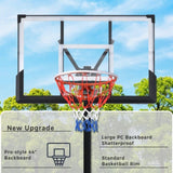 Portable Basketball Basketball System 8-10ft Height Adjustable for Youth Adults LED Basketball 06839741