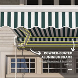 ZUN Patio Retractable Awning -AS （Prohibited by WalMart） 80877692