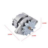 12V 120A Alternator Clockwise Rotation Replacement for Thermo King Tripac 45-2671 1E78291G00 20349 56273409