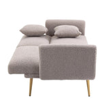 ZUN Velvet Sofa , Accent sofa .loveseat sofa with metal feet 38980555