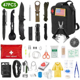 47 in 1 Survival Kits, Gifts Men, Professional Survival Gear Equipment Tools First Aid Supplies 61357730