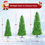 7FT Classic Pencil Christmas Tree is an 84-inch classic pencil-shaped Christmas tree suitable for 92773912