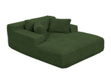 Living Room Compressed Chaise Lounge Foam Sofa bed, Fluffy Corduroy Upholstered Cloud Couch with W1413P298041