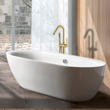 Freestanding Bathtub Faucet with Hand Shower W1533124986