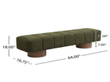 Upholstered Dining Bench for Dining Room, No-Assembly End of Bed Entryway Bench Ottoman for Bedroom N779P253550G