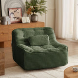360 Oversize swivel Glider Chair with switchable head pillow and waist pillow , comfortable W2357P255083