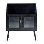 ZUN SIDEBOARD, Bufft Cabinet, Side Dining table, Glass door, 1pc per CTN 78800950