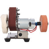 Mini Electric Belt-Sander Knife-Sharpener Sanding Machine 96W, Small Bench Grinder Kit 7 Speed W465P289771