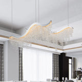 36.2-inch Dangling Wave Crystal Chandeliers W1340P222516