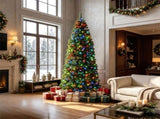 7.5ft Smart RGB Pencil Christmas Tree, 380 LED Lights with APP & Remote Control, 16M Colors Music 72296890