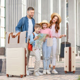 2 Piece Luggage Set with Bags Expanable Spinner Wheels ABS Lightweight Suitcase with TSA Lock N732P198744K