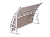 HT-100 x 80 Household Application Door & Window Rain Cover Eaves Brown Board & 14592252