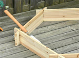 39" x 36" Screwless Hexagon Raised Garden Bed DIY Herb Planter Box for Outdoor Gardening 07387070