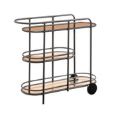 Bar Cart, Black finish B356P354498