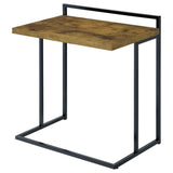 Antique Nutmeg Rectangular Top Snack Table B062P145665