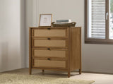 Vichy Wood and Rattan 4-Drawer Chest T2574P290369