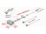 43CC 2-Stroke Gas Pole Saw, 10 in Cutting Bar Cordless Tree Trimmer with Rotatable Head, 6.9-11.8 ft 58830619