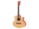 GT501 40 inch Spruce Front Cutaway Folk Guitar with Bag & Board & Wrench 48776708