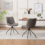 ZUN Dining Room Chairs, Kitchen Chairs, Upholstered Chairs, Living Room Chairs, Armrest, metal Legs, Set W1361P262491