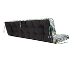 Outdoor Swing Cushions 55 Inch, Waterproof 4" Thick Porch Swing Cushion Replacement with Backrest 12157172