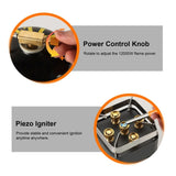 12000W Portable Camping Stove With Cassette Adapter Windproof Outdoor Backpacking Burner with 97659878