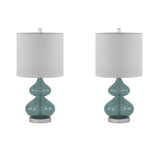 Ellipse Curved Glass Table Lamp, Set of 2 B03594971
