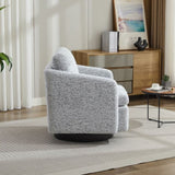 31.5"W Swivel Accent Chair and Comfy Round Accent Single Sofa Chair, 360 Degree Club Chair, Lounge W1852P204917