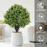 ZUN High quality decoration topiary plants artificial tree Green Artificial Tree Three branches of W2945P220539