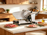 10 Inch Electric Meat Slicer, 0-0.47" Adjustable Thickness Deli Food Slicer, 150W High-Efficiency 84581592