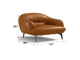 Leonia Cognac Leather Chair B2726P285349