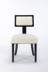 ZUN Heng Ming T back dining chair, with rivet decoration adjustment mat, suitable for dining room, W212132046