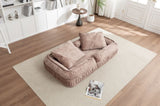 Upholstered Human Dog Bed for Adult & Pets,with 5 Adjustable Position &Massage Pillow, Bean Bag W1170P282475