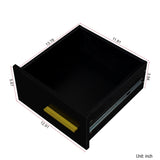 Makeup Vanity Set with Mirror , Dresser Table with Nightstand , with 4 Drawers W331P246721