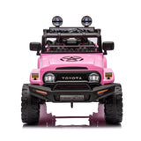 ZUN Licensed TOYOTA FJ Cruiser,12V Kids ride on car 2.4G W/Parents Remote Control,electric car for W1396107509